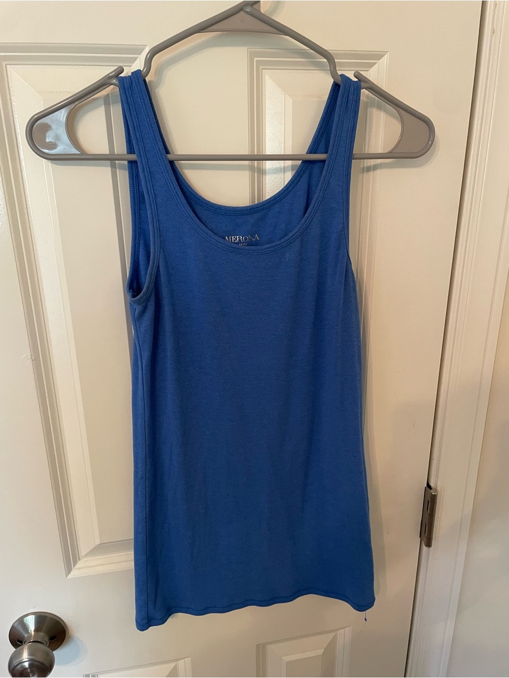 Therm-a-Top Women's Blue Scoop Neck Tank Top